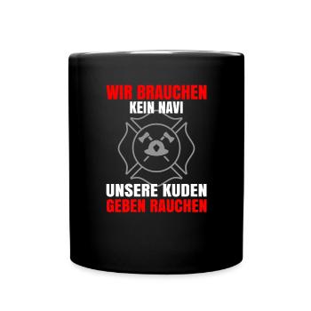 Firefighter Tshirt Firefighter Firefighter 112 - Full Colour Mug - black - Front