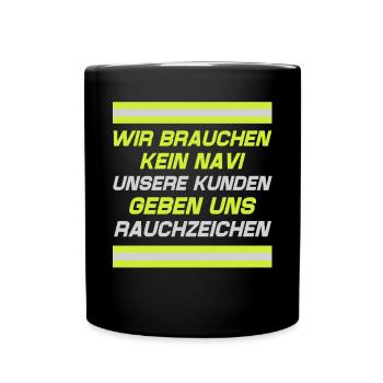Firefighter Tshirt Firefighter Firefighter 112 - Full Colour Mug - black - Front
