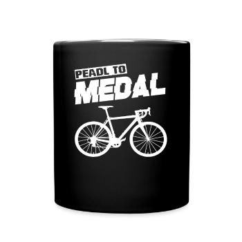 Pedal To Medal Road Bike Road Bike Road Bikes Road Bike - Full Colour Mug - black - Front