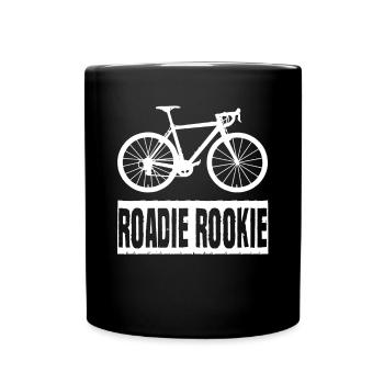 Roadie Rookie Road Bike Road Bike Road Bike - Full Colour Mug - black - Front