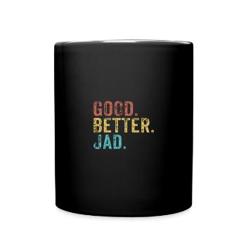 Cool guys are called Jad - Tasse einfarbig - Schwarz - Vorne
