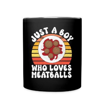 Cadeaux pour les amateurs de boulettes de viande - Mug uni - noir - Devant