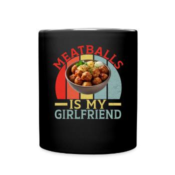 Cadeaux pour les amateurs de boulettes de viande - Mug uni - noir - Devant