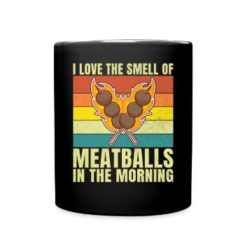 Cadeaux pour les amateurs de boulettes de viande - Mug uni - noir - Devant