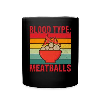 Cadeaux pour les amateurs de boulettes de viande - Mug uni - noir - Devant