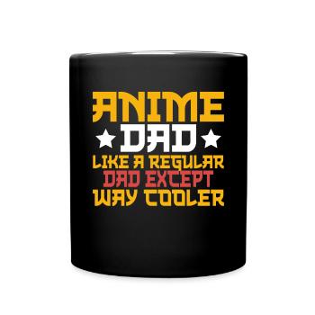 Papa Anime Comme Un Papa Ordinaire Otaku Manga Japonais - Mug uni - noir - Devant