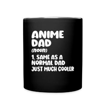 Papa Anime Comme Un Papa Ordinaire Otaku Manga Japonais - Mug uni - noir - Devant