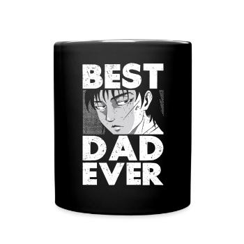 Papa Anime Comme Un Papa Ordinaire Otaku Manga Japonais - Mug uni - noir - Devant