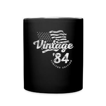 40th Birthday Vintage 1984 Gifts 40 Year Old - Full Colour Mug - black - Front