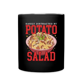 Salade de pommes de terre Salade de pommes de terre cadeau - Mug uni - noir - Devant