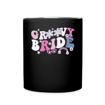 Bachelorette Hen Party Bride - Full Colour Mug - black - Front