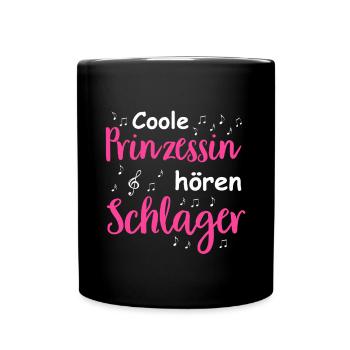 Schlager Tshirt Women's Schlager Party Costume Party - Full Colour Mug - black - Front
