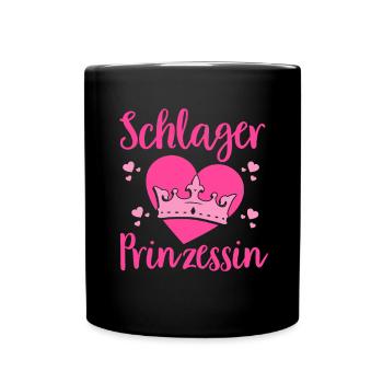 Schlager Tshirt Women's Schlager Party Costume Party - Full Colour Mug - black - Front