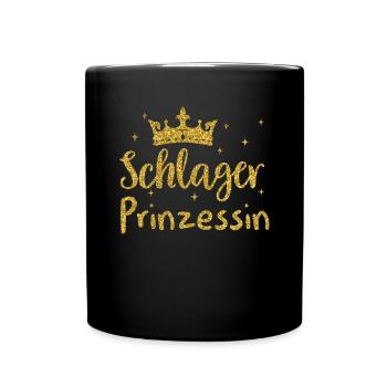 Schlager Tshirt Women's Schlager Party Costume Party - Full Colour Mug - black - Front
