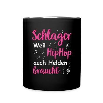 Schlager Tshirt Women's Schlager Party Costume Party - Full Colour Mug - black - Front