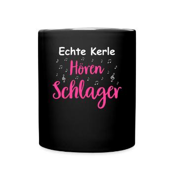 Schlager Tshirt Women's Schlager Party Costume Party - Full Colour Mug - black - Front