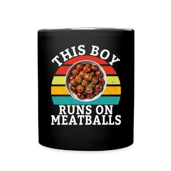 Cadeaux pour les amateurs de boulettes de viande - Mug uni - noir - Devant