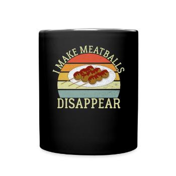 Cadeaux pour les amateurs de boulettes de viande - Mug uni - noir - Devant