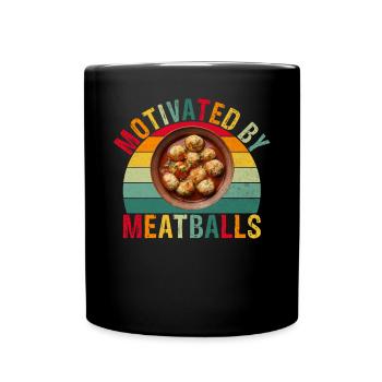 Cadeaux pour les amateurs de boulettes de viande - Mug uni - noir - Devant