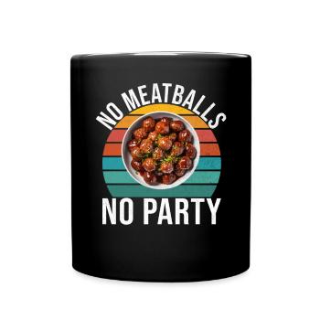 Cadeaux pour les amateurs de boulettes de viande - Mug uni - noir - Devant