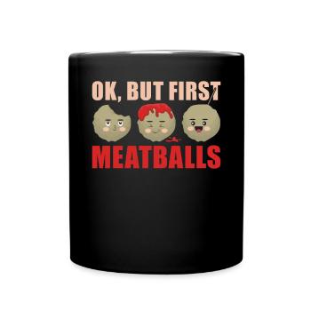 Cadeaux pour les amateurs de boulettes de viande - Mug uni - noir - Devant