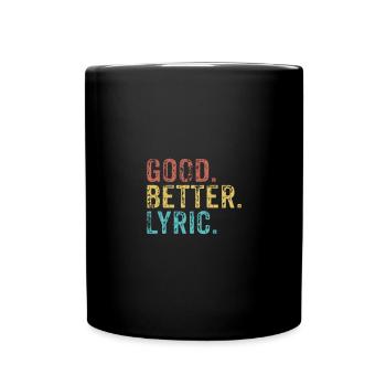 Les mecs cool s’appellent Lyric - Mug uni - noir - Devant