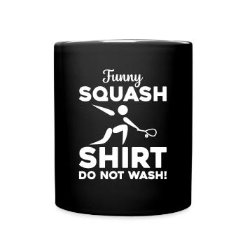 Funny Squash Shirt Do not wash - Funny Squash - Tasse einfarbig - Schwarz - Vorne
