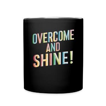 Surmonter et faire briller la motivation - Mug uni - noir - Devant