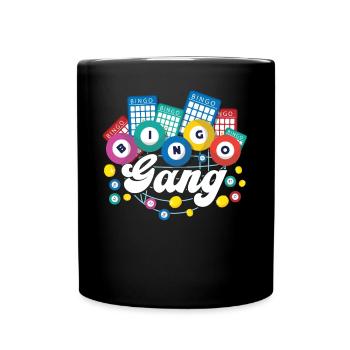 Joueur de bingo Bingo Gang - Mug uni - noir - Devant