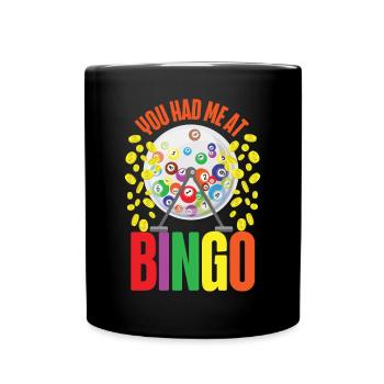 Fille de joueur de bingo à laquelle vous m’avez eu - Mug uni - noir - Devant