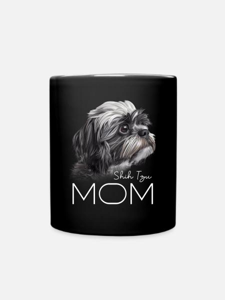 Shih Tzu Maman - Mug uni - noir