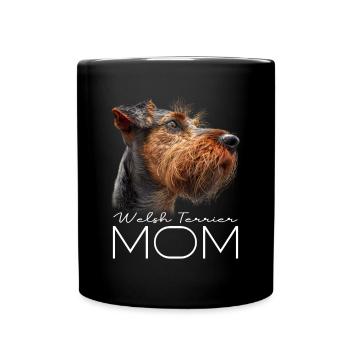 Welsh Terrier Mom - Full Colour Mug - black - Front