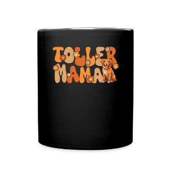 Nova Scotia Duck Tolling Retriever Groovy Toller - Full Colour Mug - black - Front