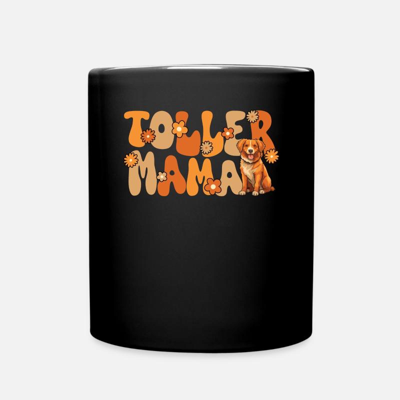 Nova Scotia Duck Tolling Retriever Groovy Toller - Tasse einfarbig - Schwarz