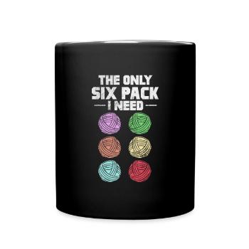 Crochet Tricot - Mug uni - noir - Devant