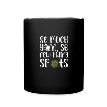 Crochet Knitting Sewing Seamstress Gift - Full Colour Mug - black - Front