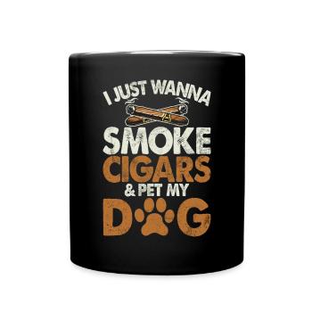 Fumeur de cigares - Mug uni - noir - Devant