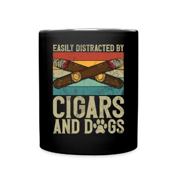 Fumeur de cigares - Mug uni - noir - Devant