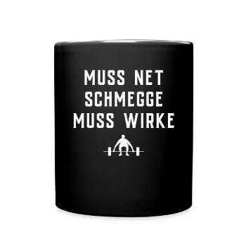 T-shirt de gymnastique drôle de remise en forme Gym d’entraînement - Mug uni - noir - Devant