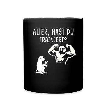 T-shirt de gymnastique drôle de remise en forme Gym d’entraînement - Mug uni - noir - Devant