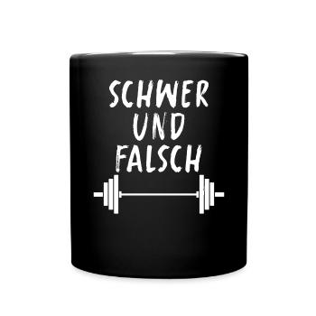 T-shirt de gymnastique drôle de remise en forme Gym d’entraînement - Mug uni - noir - Devant