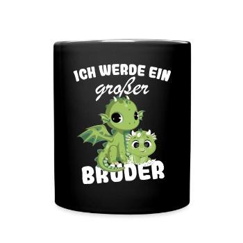 Annonce de la prochaine génération | Je vais être un grand frère en 2025 - Mug uni - noir - Devant
