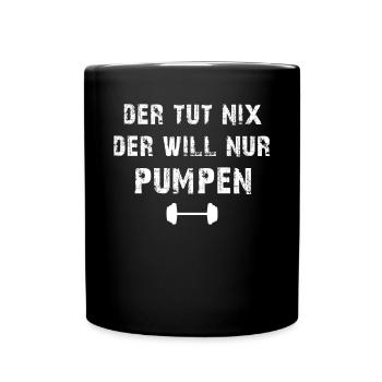 T-shirt de gymnastique drôle de remise en forme Gym d’entraînement - Mug uni - noir - Devant