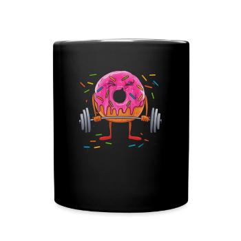 Tshirt de gymnastique drôle fitness entraînement gym - Mug uni - noir - Devant