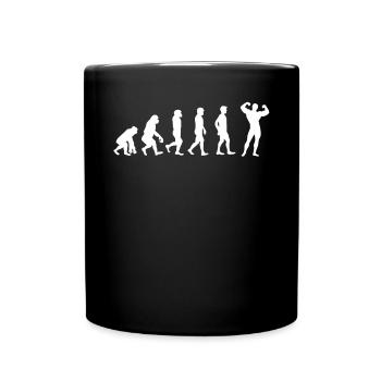 Gym Tshirt Lustig Fitness Workout Fitnessstudio - Tasse einfarbig - Schwarz - Vorne