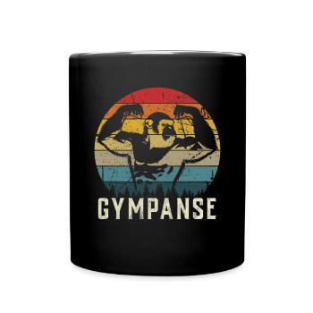 Tshirt de gymnastique drôle fitness entraînement gym - Mug uni - noir - Devant