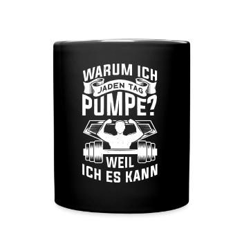T-shirt de gymnastique drôle de remise en forme Gym d’entraînement - Mug uni - noir - Devant