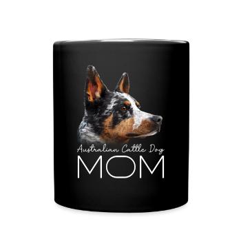 Australian Cattle Dog Mama - Full Colour Mug - black - Front