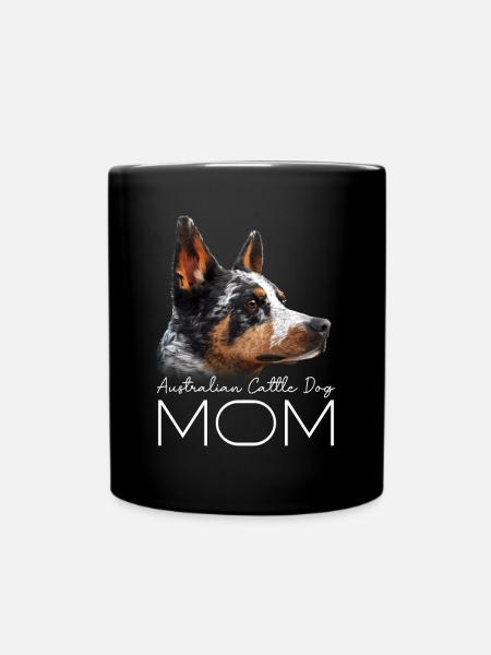 Australian Cattle Dog Mama - Tasse einfarbig - Schwarz