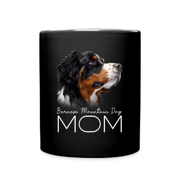 Bernese Mountain Dog Mama - Full Colour Mug - black - Front